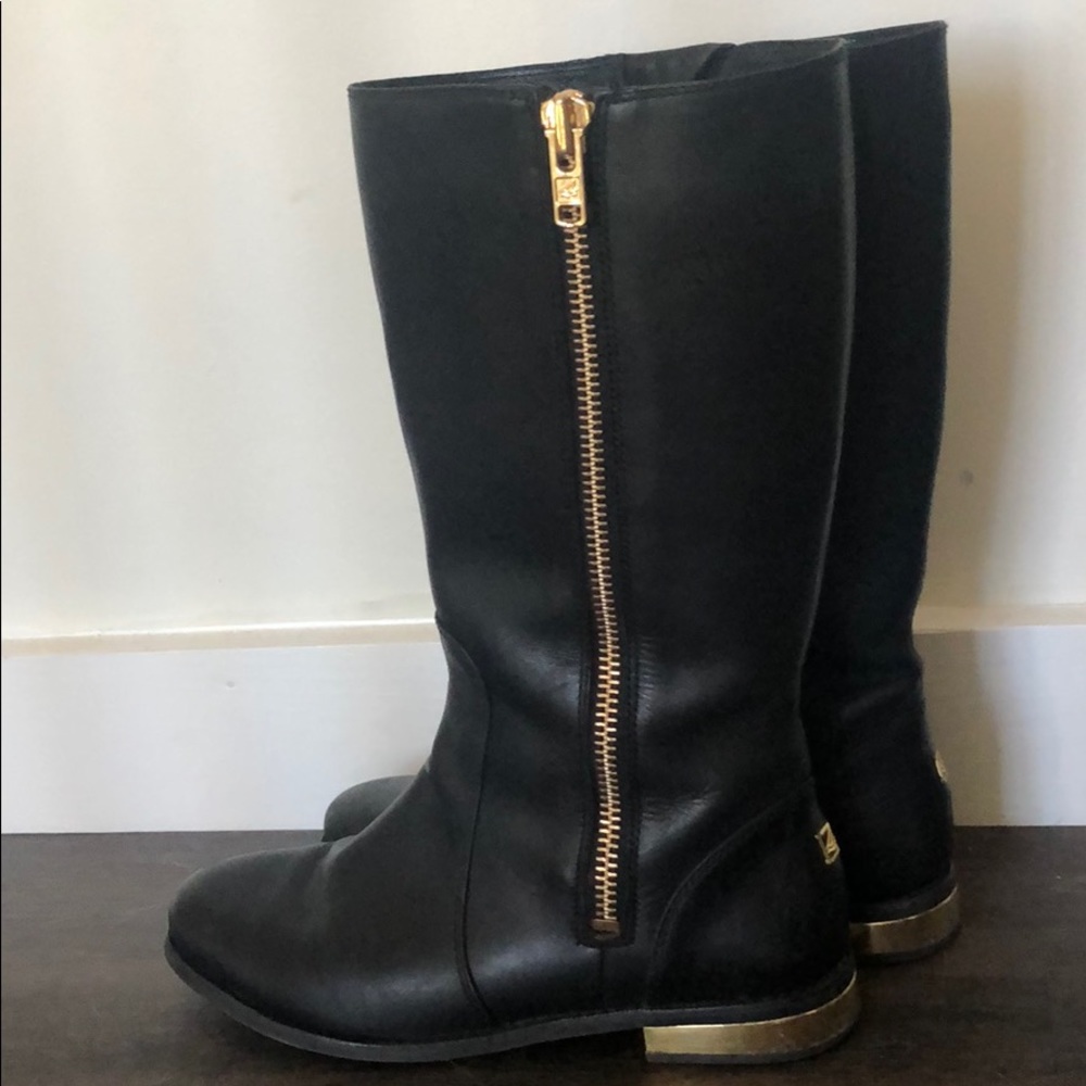 Sperry black leather boots